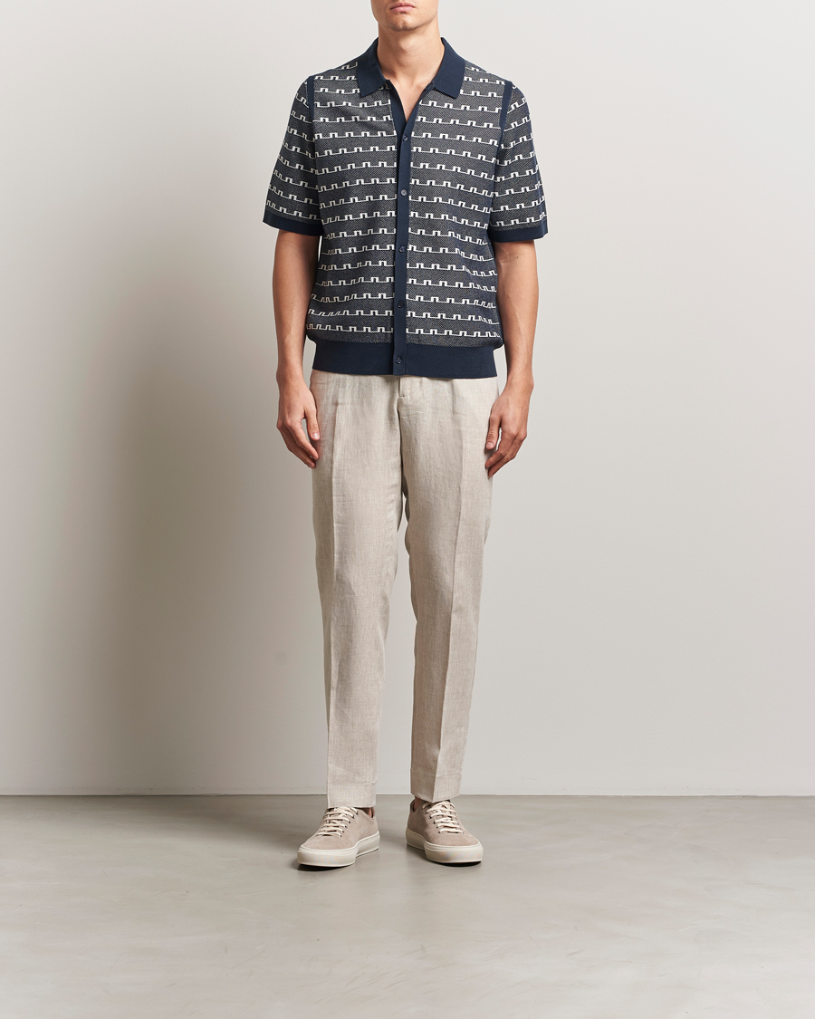 Mies | Housut | J.Lindeberg | Soren Drape Linen Pants Moonbeam