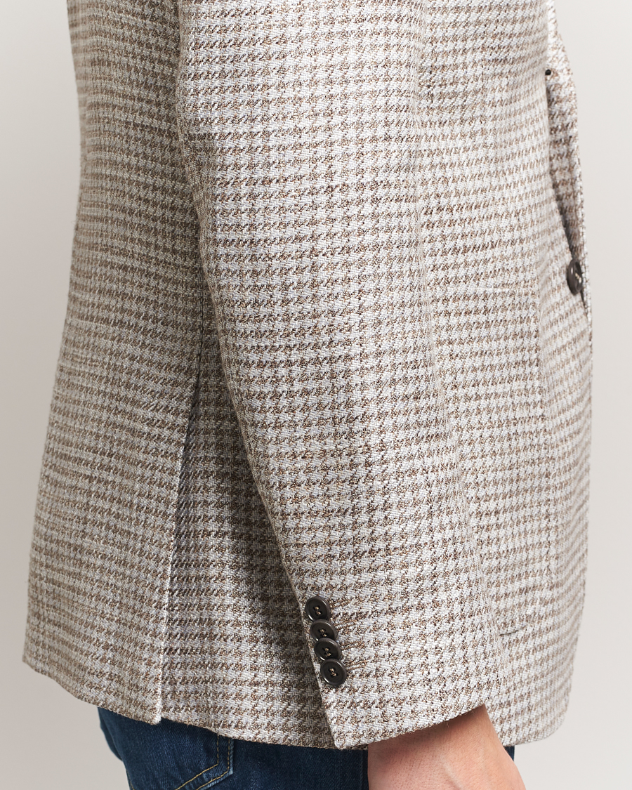 Mies | Pikkutakit | Tiger of Sweden | Justin Viscose/Linen Pepita Blazer Tehina