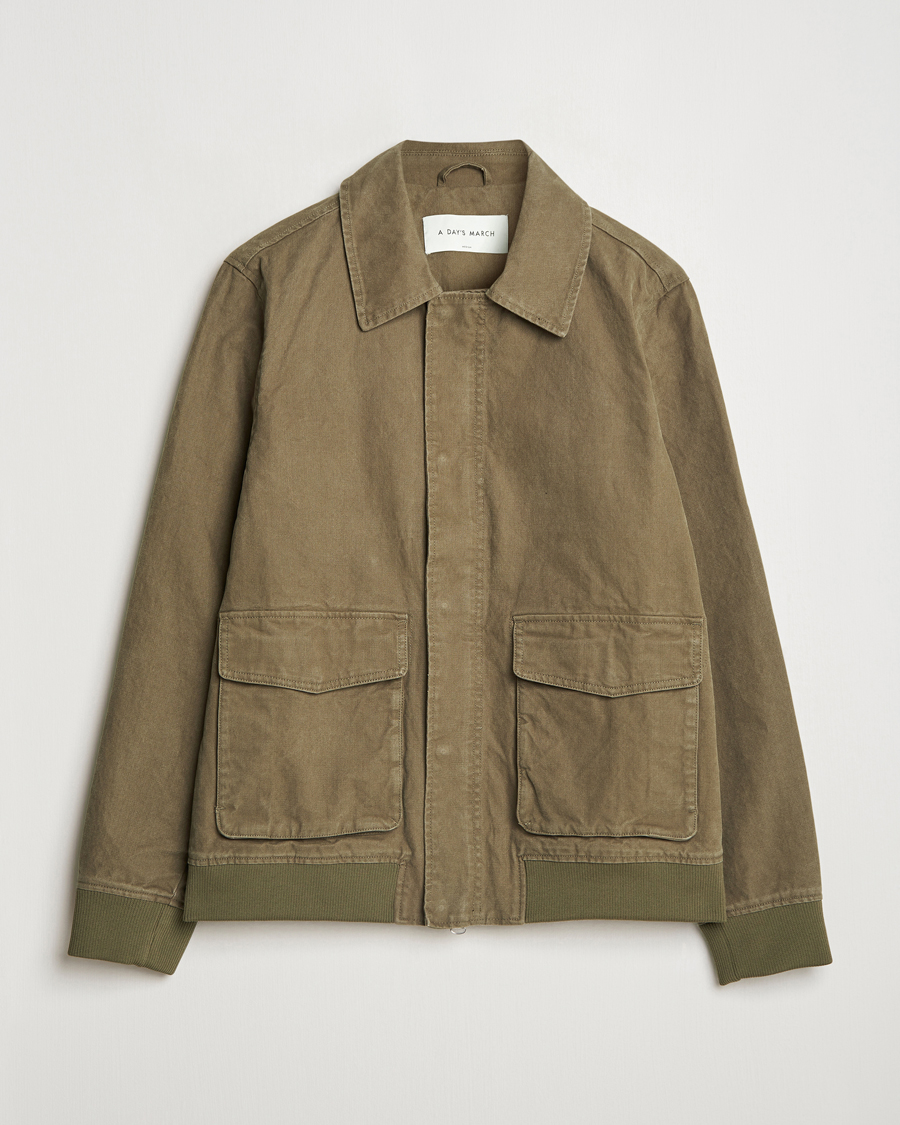 Mies | Takit | A Day's March | Bader Cotton Flight Jacket Olive