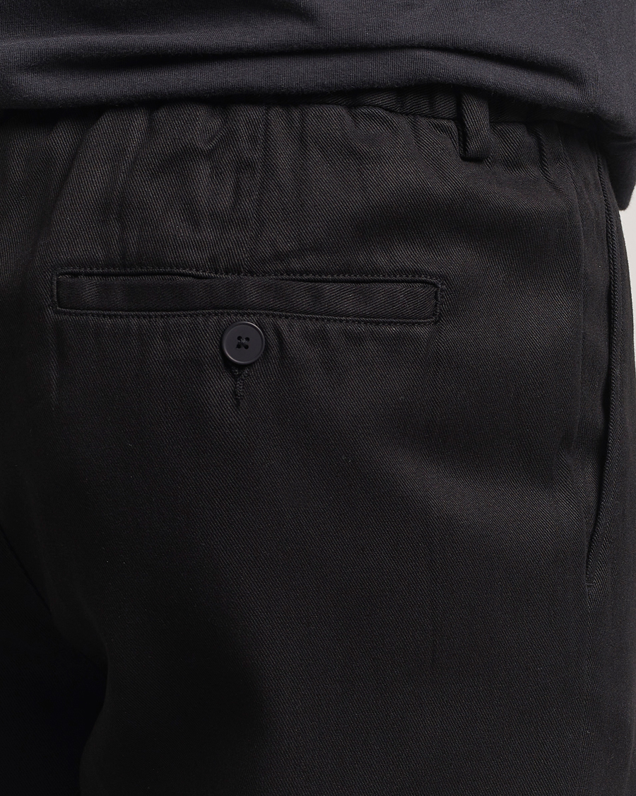 Mies | Housut | A Day's March | Smart Lyocell Trousers Black