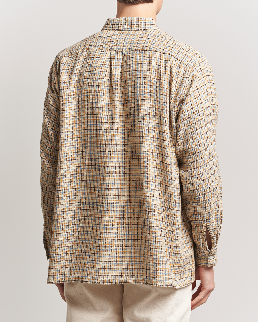 Mies | Kauluspaidat | BEAMS PLUS | Gunclub Mesh Button Down Shirt Beige