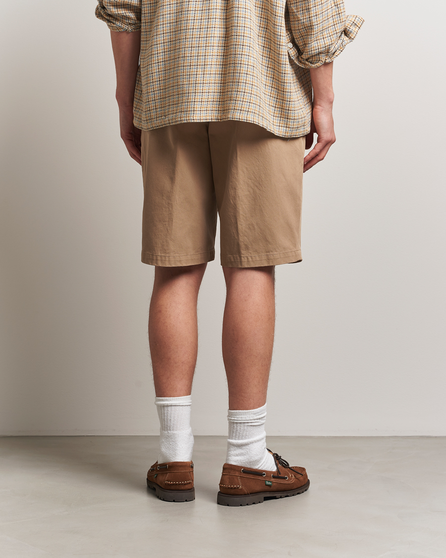 Mies | Shortsit | BEAMS PLUS | Pleated Twill Shorts Khaki