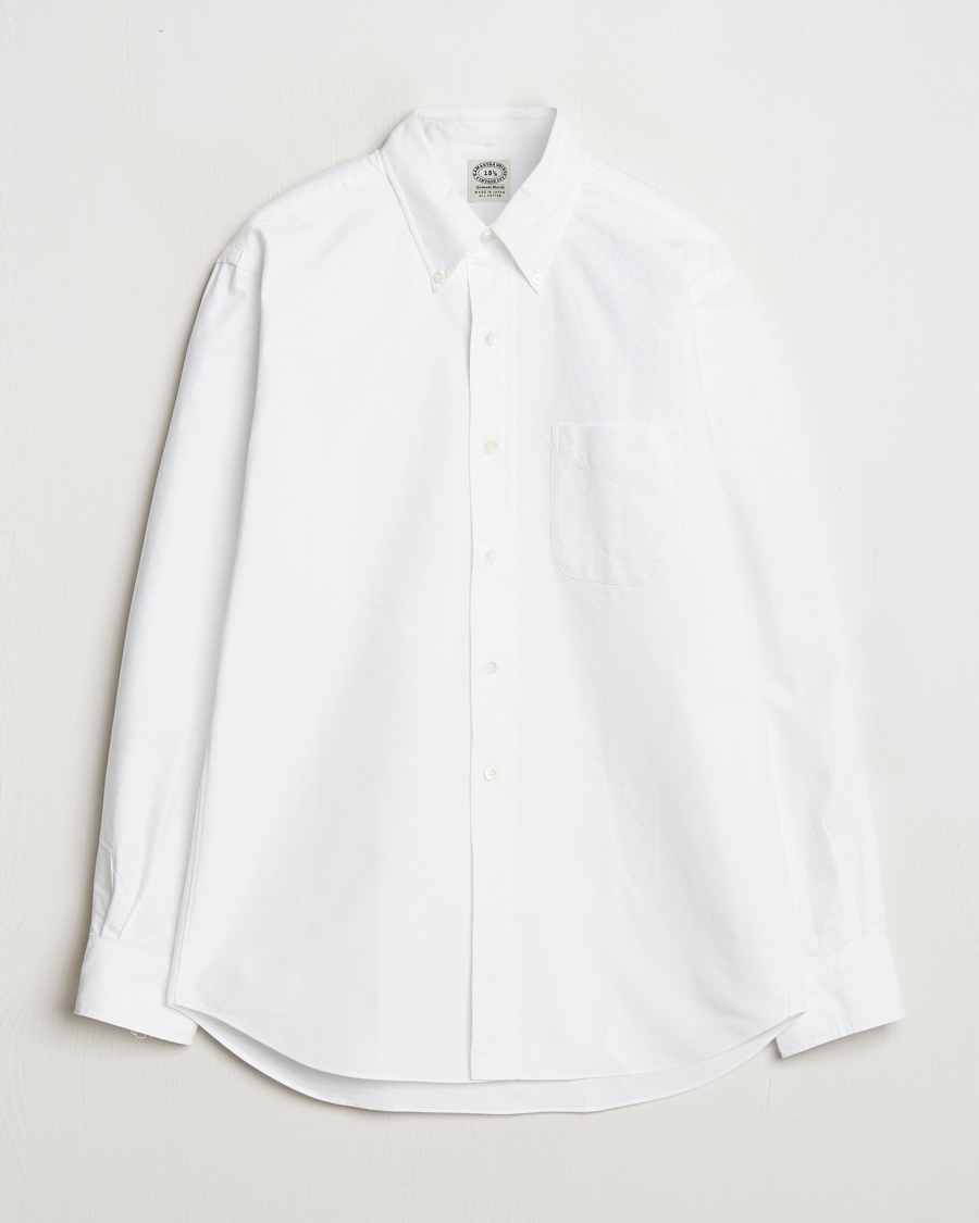 Mies | Kauluspaidat | Kamakura Shirts | Vintage Ivy Oxford Button Down Shirt White