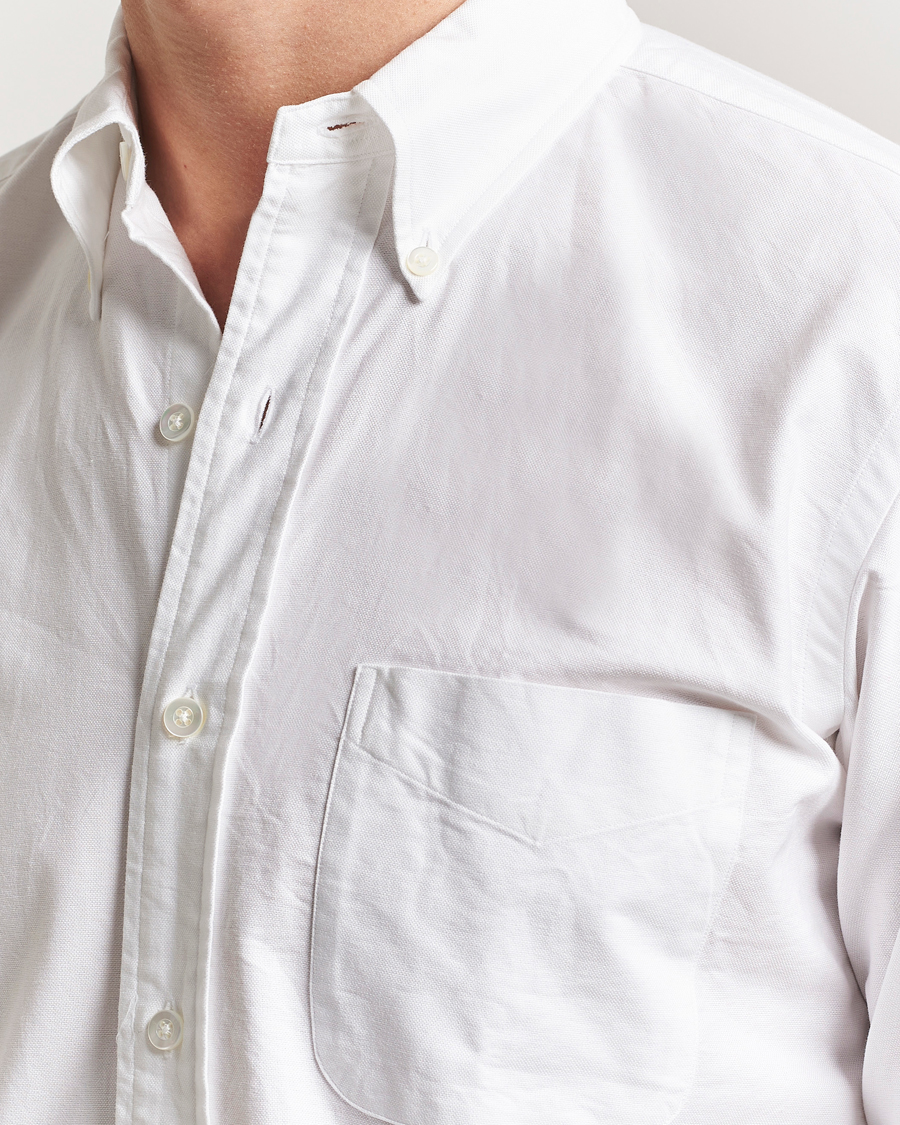 Mies | Kauluspaidat | Kamakura Shirts | Vintage Ivy Oxford Button Down Shirt White