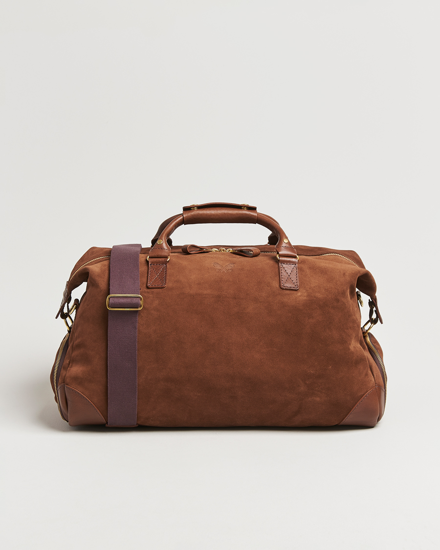 Mies | Laukut | Bennett Winch | Suede Weekender Brown