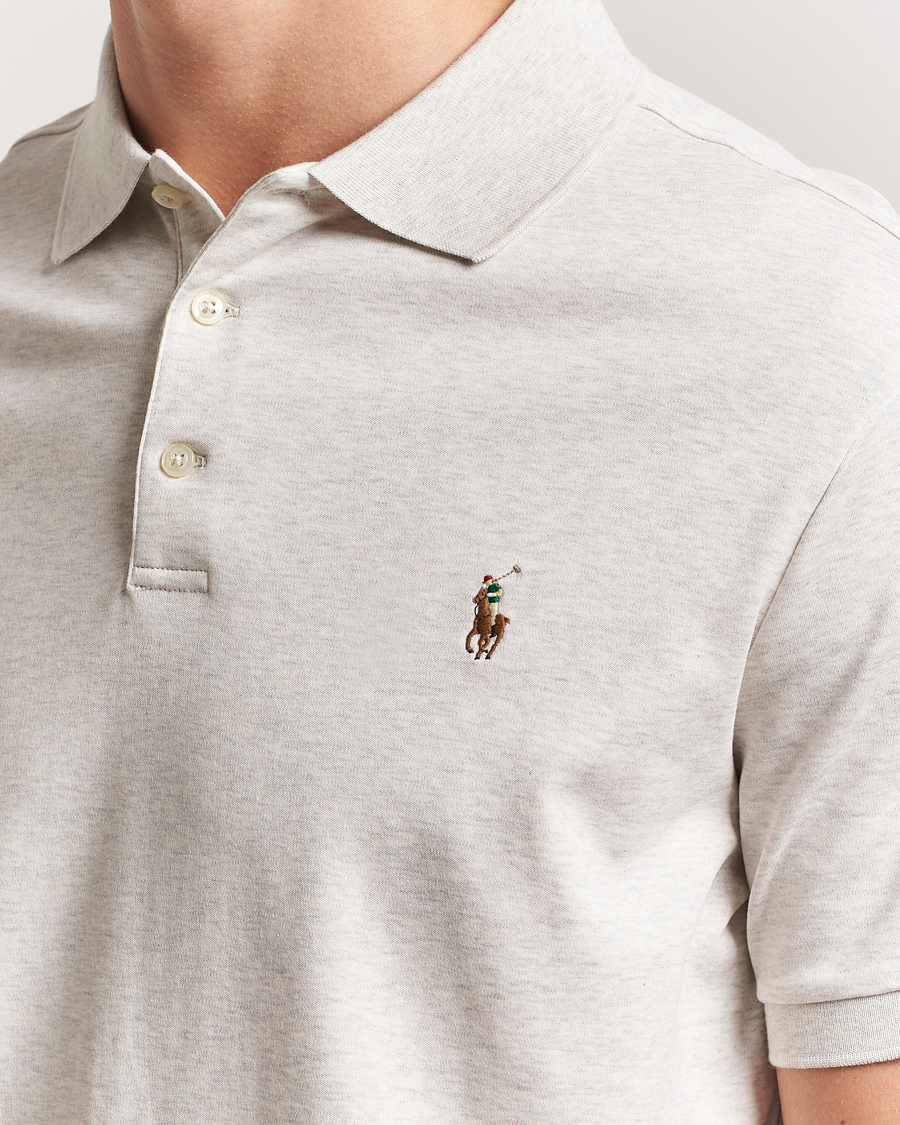 Mies | Pikeet | Polo Ralph Lauren | Custom Slim Fit Cotton Polo State Heather