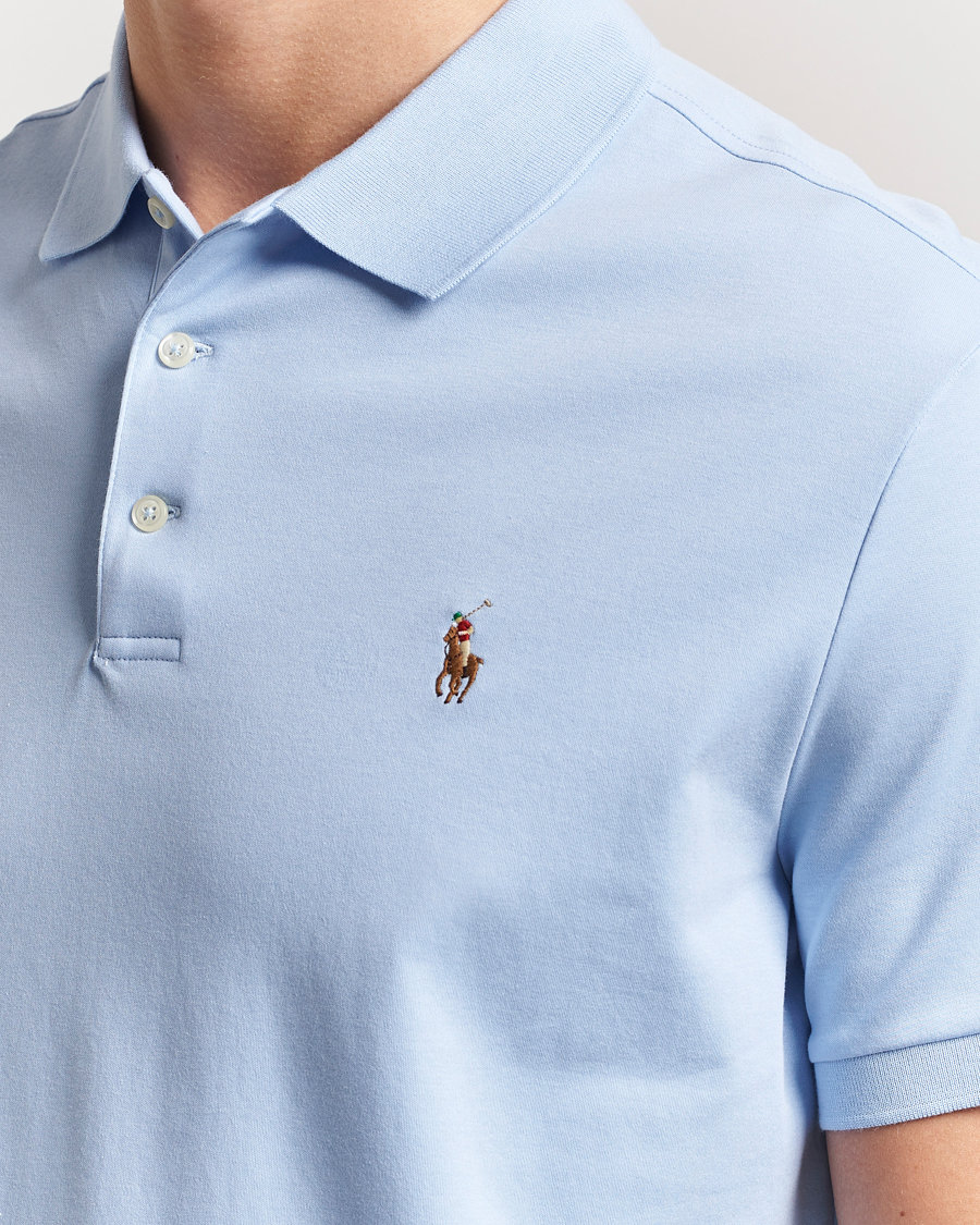 Mies | Pikeet | Polo Ralph Lauren | Custom Slim Fit Cotton Polo Office Blue