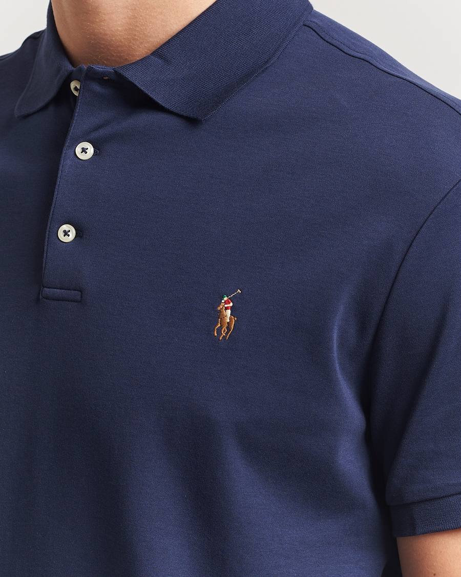 Mies | Pikeet | Polo Ralph Lauren | Custom Slim Fit Cotton Polo Refined Navy