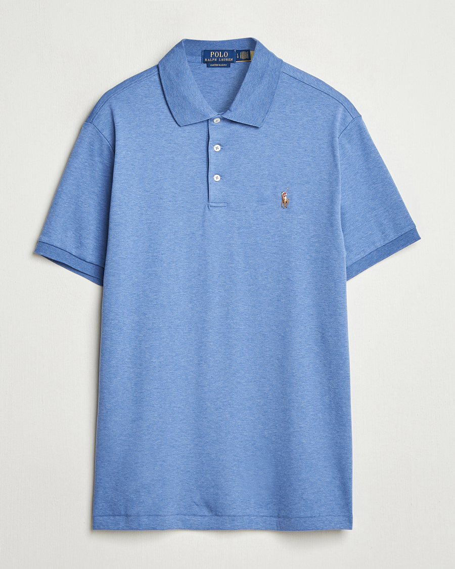 Mies | Pikeet | Polo Ralph Lauren | Custom Slim Fit Cotton Polo Faded Royal