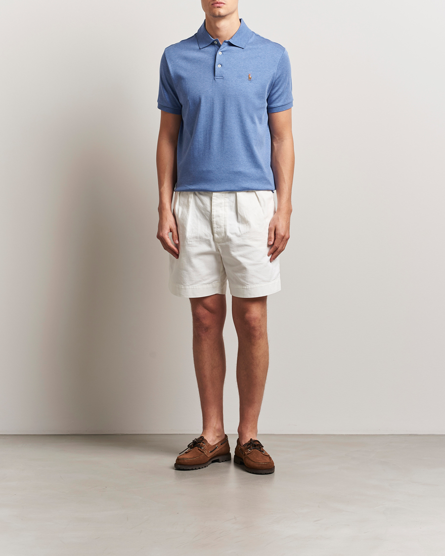 Mies | Pikeet | Polo Ralph Lauren | Custom Slim Fit Cotton Polo Faded Royal