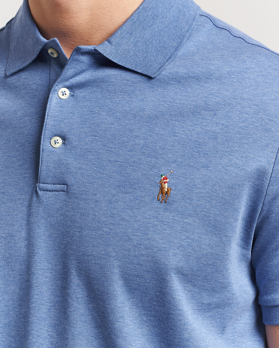 Mies | Pikeet | Polo Ralph Lauren | Custom Slim Fit Cotton Polo Faded Royal