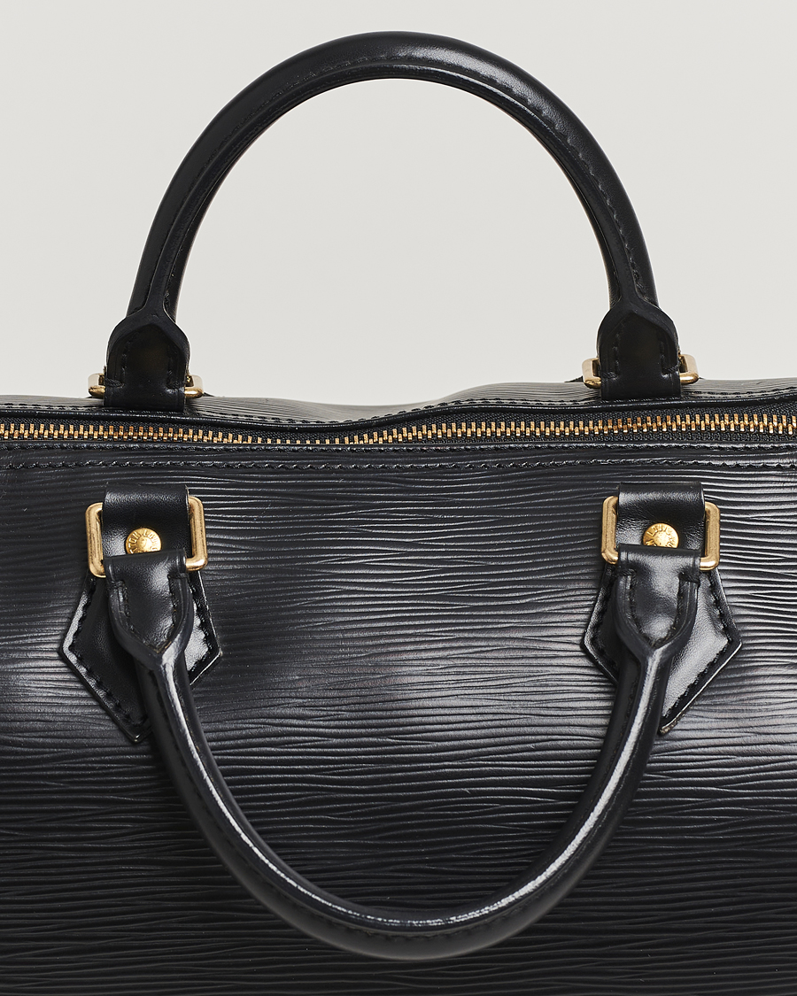 Mies | Louis Vuitton Pre-Owned Speedy 30 Epi Leather Handbag Black | Louis Vuitton Pre-Owned | Speedy 30 Epi Leather Handbag Black
