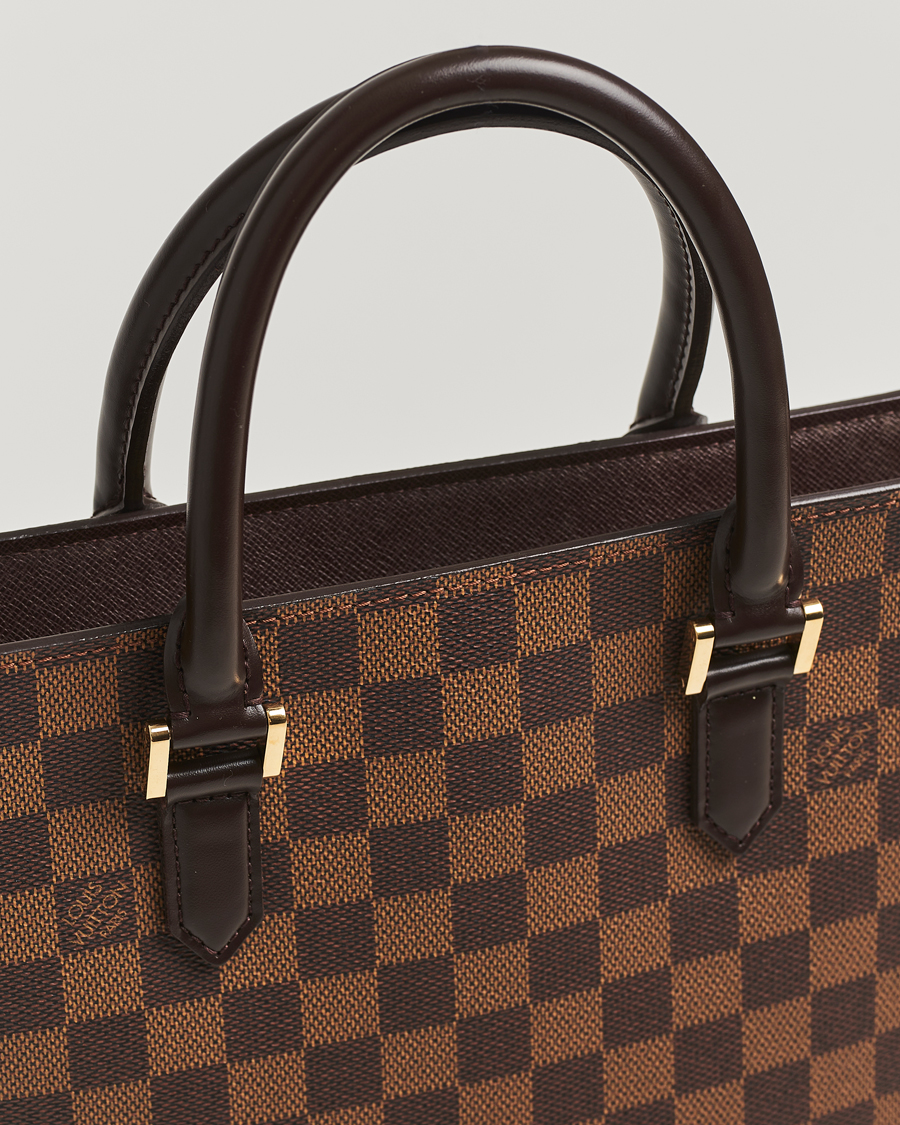 Mies | Louis Vuitton Pre-Owned Venice Sac Plat Bag Damier Ebene | Louis Vuitton Pre-Owned | Venice Sac Plat Bag Damier Ebene