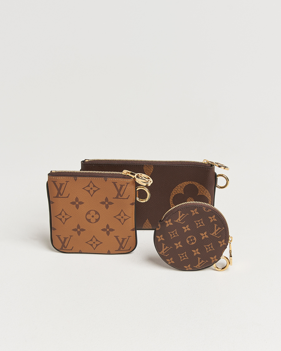 Mies | Louis Vuitton Pre-Owned Giant Trio Pouch Reverse Monogram | Louis Vuitton Pre-Owned | Giant Trio Pouch Reverse Monogram