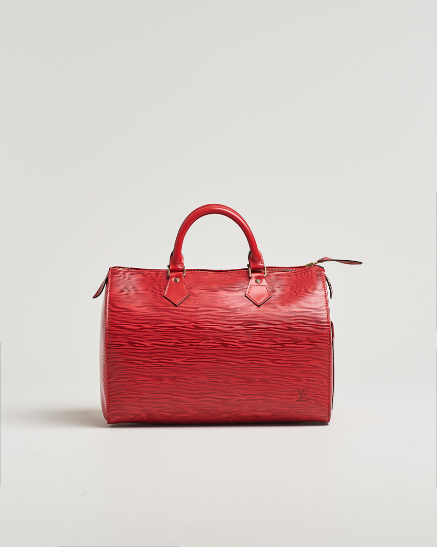 Mies | Louis Vuitton Pre-Owned Speedy 30 Handbag Epi Leather Red | Louis Vuitton Pre-Owned | Speedy 30 Handbag Epi Leather Red