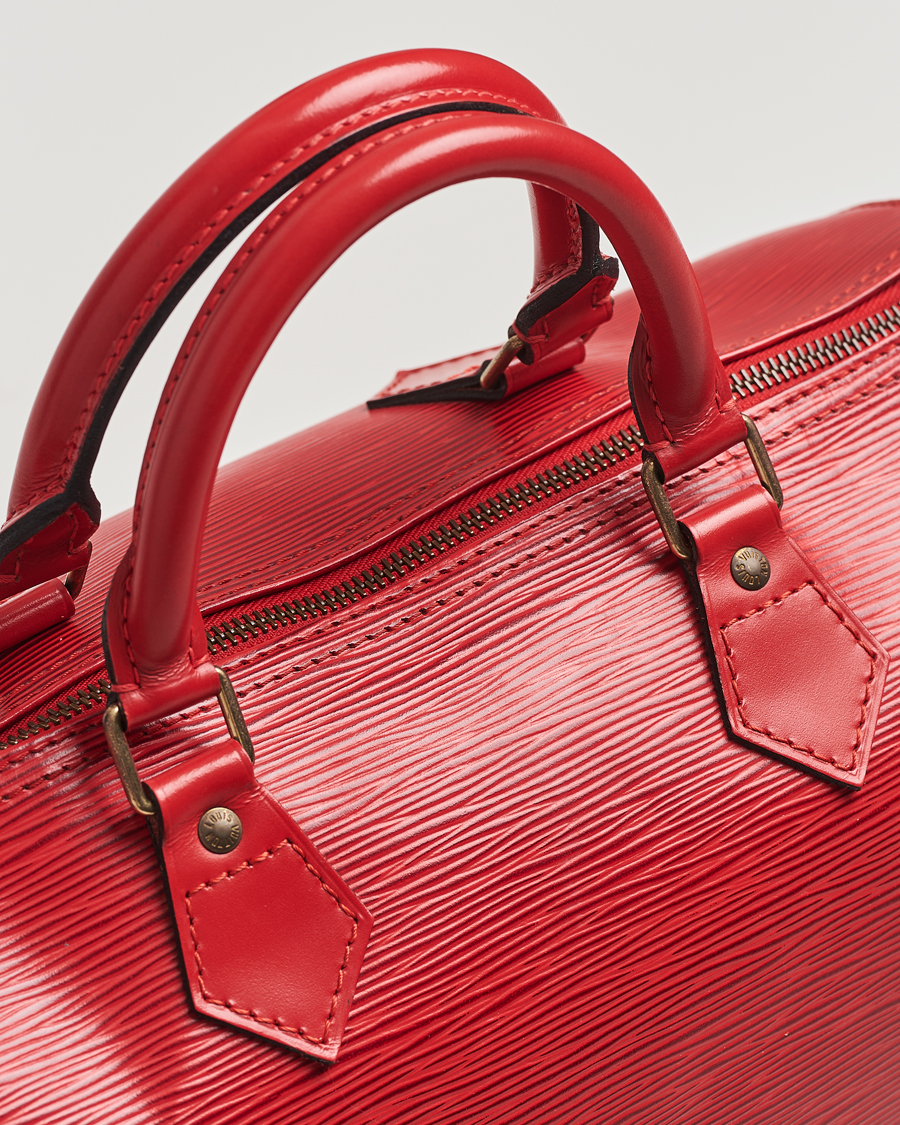Mies | Louis Vuitton Pre-Owned Speedy 30 Handbag Epi Leather Red | Louis Vuitton Pre-Owned | Speedy 30 Handbag Epi Leather Red