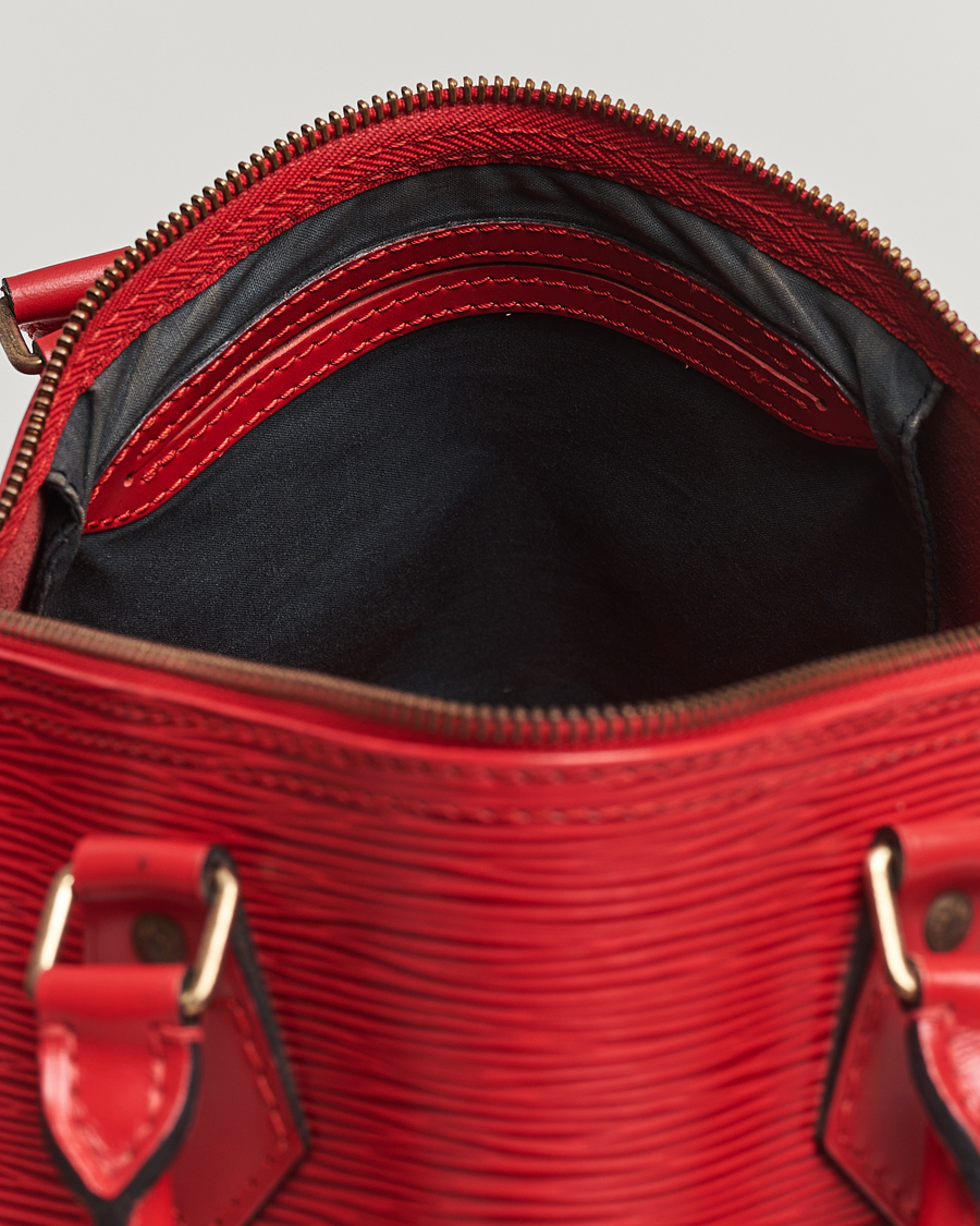 Mies | Louis Vuitton Pre-Owned Speedy 30 Handbag Epi Leather Red | Louis Vuitton Pre-Owned | Speedy 30 Handbag Epi Leather Red