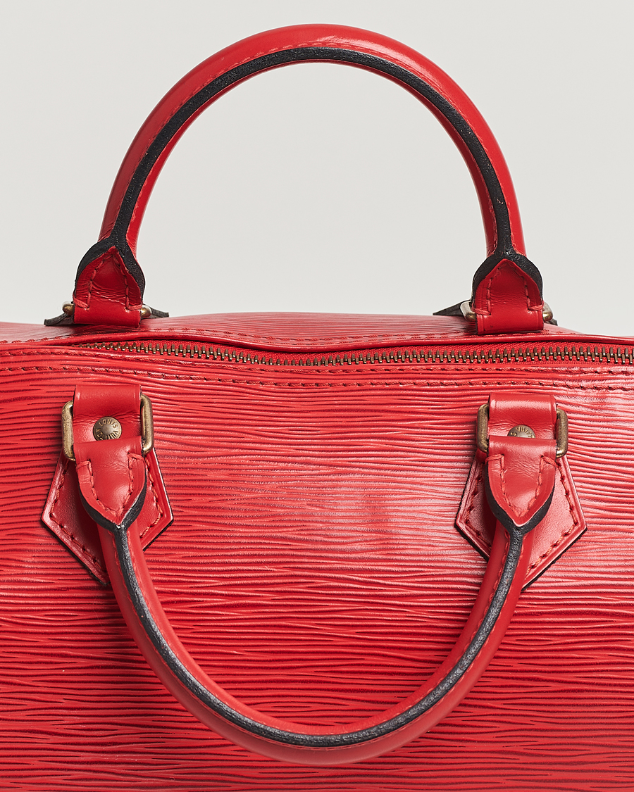 Mies | Louis Vuitton Pre-Owned Speedy 30 Handbag Epi Leather Red | Louis Vuitton Pre-Owned | Speedy 30 Handbag Epi Leather Red