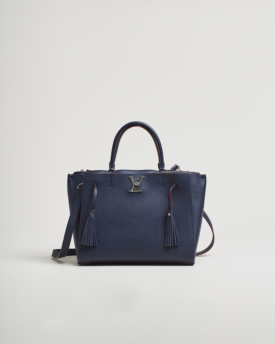 Mies | Louis Vuitton Pre-Owned LockMeTo Handbag Calfskin Navy | Louis Vuitton Pre-Owned | LockMeTo Handbag Calfskin Navy