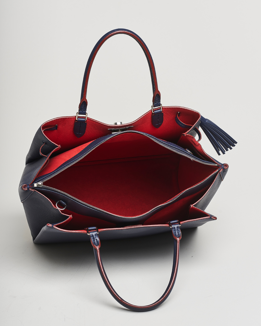 Mies | Louis Vuitton Pre-Owned LockMeTo Handbag Calfskin Navy | Louis Vuitton Pre-Owned | LockMeTo Handbag Calfskin Navy