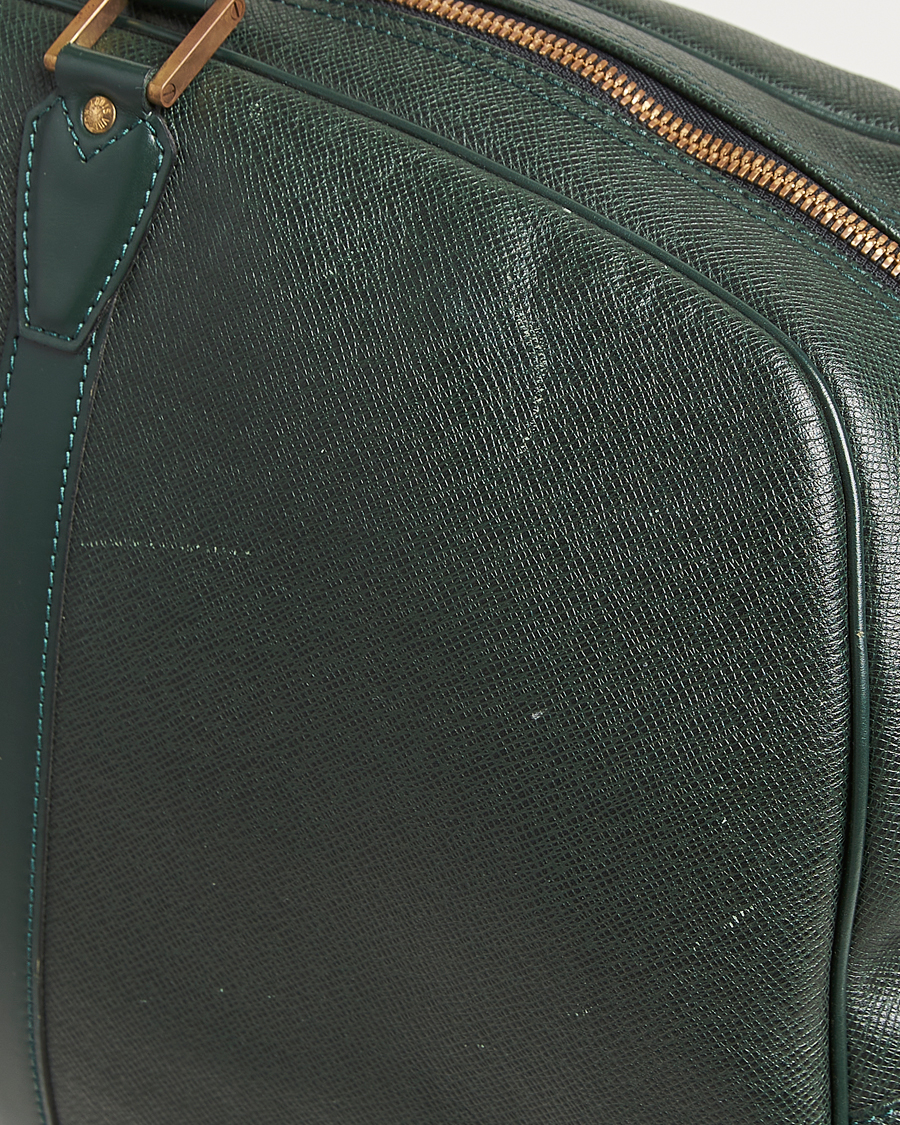 Mies | Louis Vuitton Pre-Owned Taiga Kendall GM Weekend Bag Green | Louis Vuitton Pre-Owned | Taiga Kendall GM Weekend Bag Green