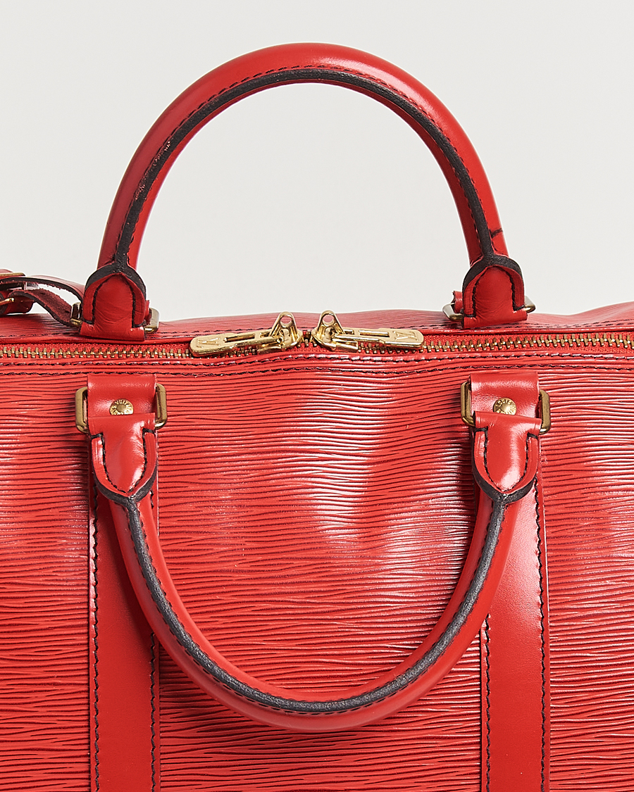 Mies | Louis Vuitton Pre-Owned Keepall 50 Epi Leather Bag Red | Louis Vuitton Pre-Owned | Keepall 50 Epi Leather Bag Red