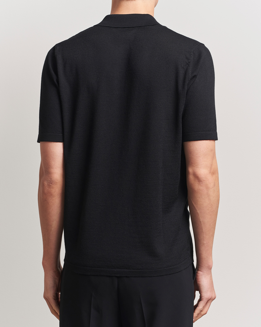 Mies | Pikeet | Samsøe Samsøe | Sarown Knitted Polo Black