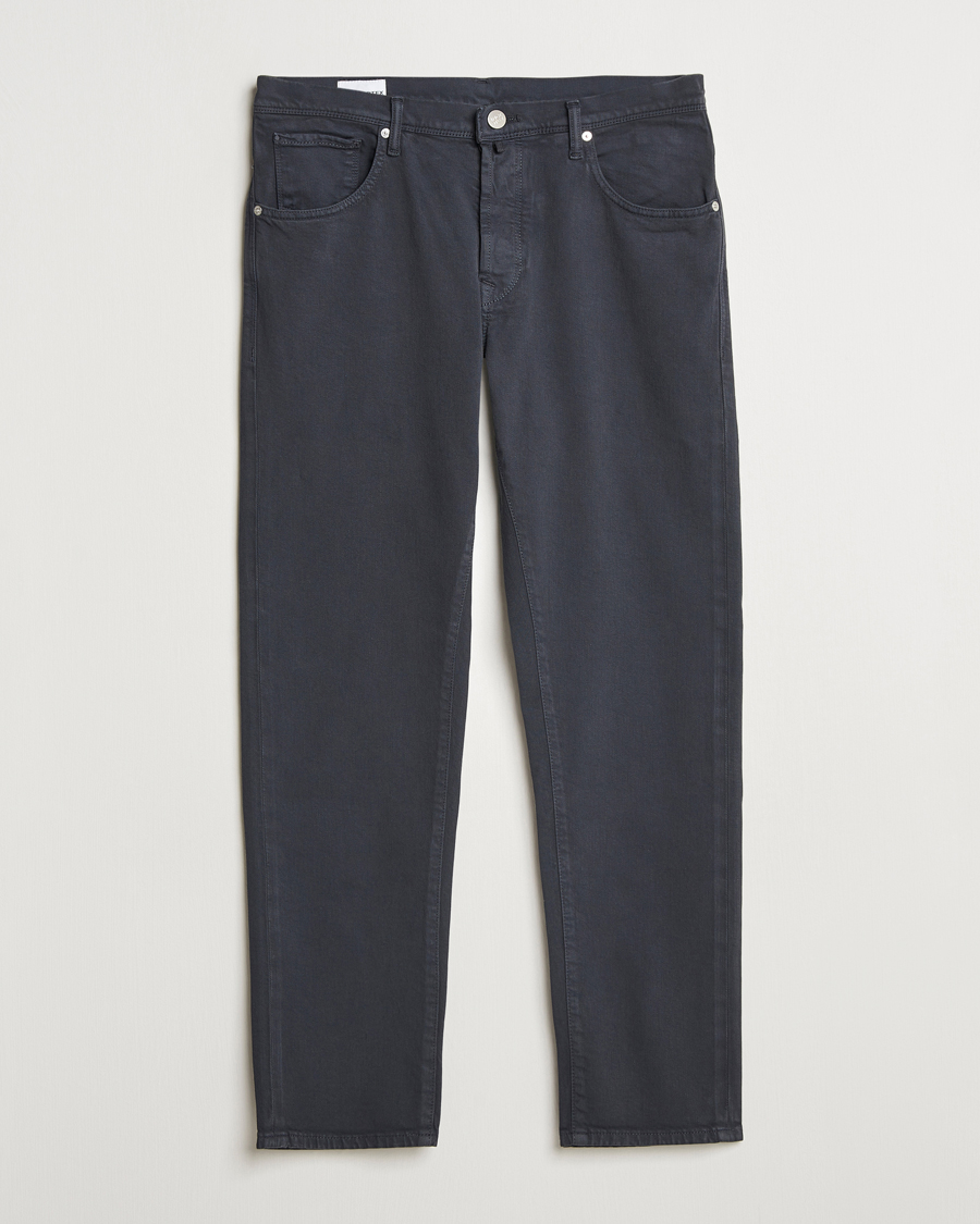 Mies | Housut | Incotex | 5-Pocket Cotton Stretch Pants Navy