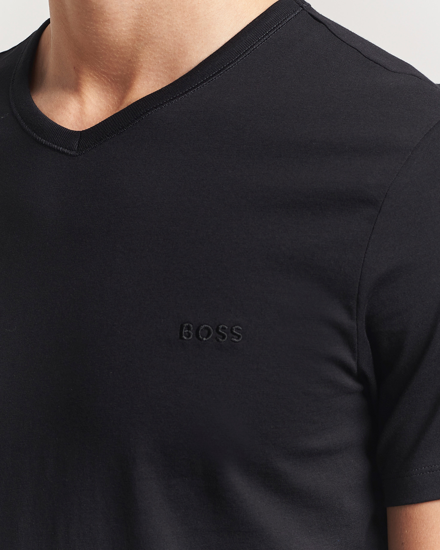 Mies | T-paidat | BOSS BLACK | 3-Pack V-Neck T-Shirt Black
