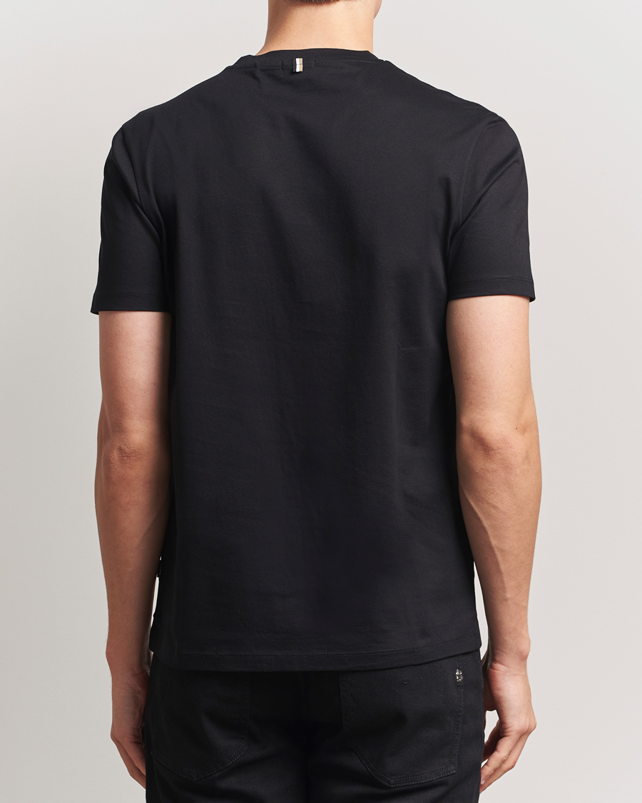 Mies | T-paidat | BOSS BLACK | Tessler Mercerized Crew Neck T-Shirt Black