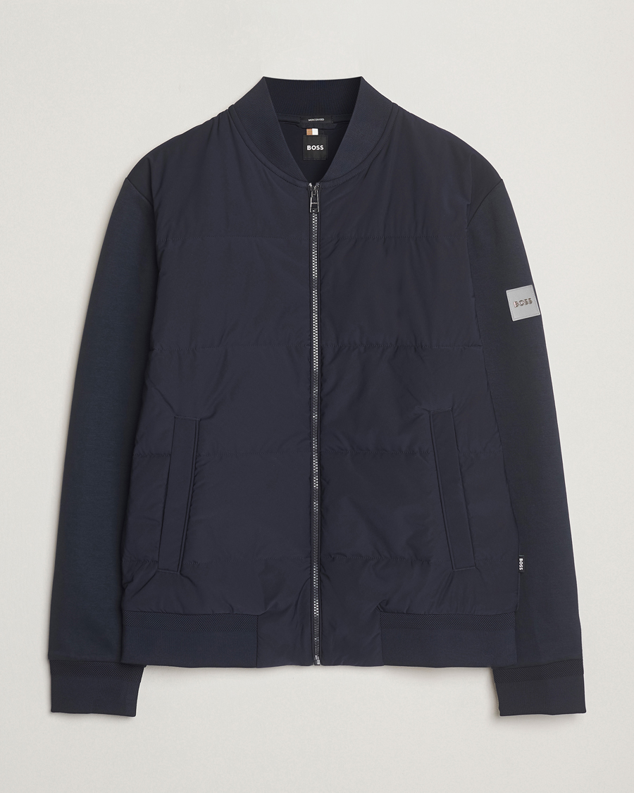 Mies | Takit | BOSS BLACK | Skiles Hybrid Jacket Dark Blue