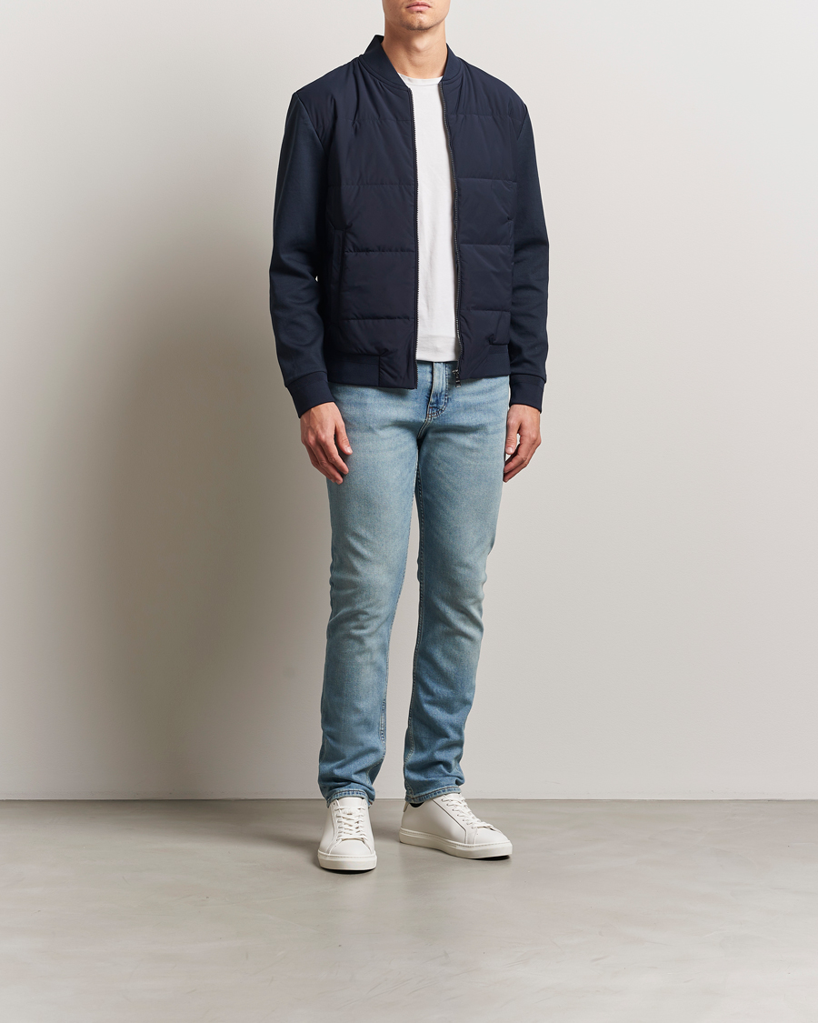 Mies | Takit | BOSS BLACK | Skiles Hybrid Jacket Dark Blue