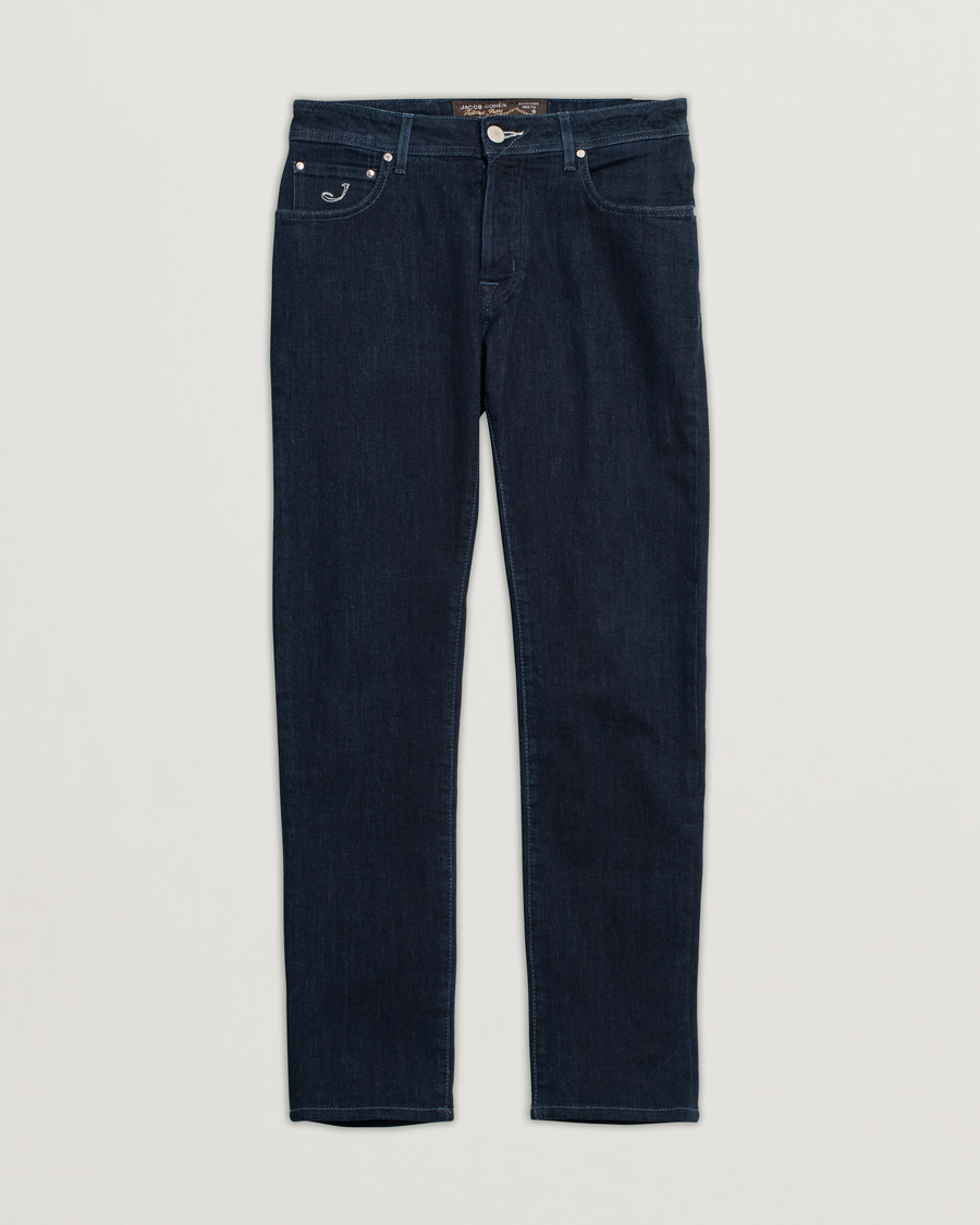 Mies | Jacob Cohën Bard 688 Slim Fit Stretch Jeans Dark Blue W31 | Pre-owned | Jacob Cohën Bard 688 Slim Fit Stretch Jeans Dark Blue W31