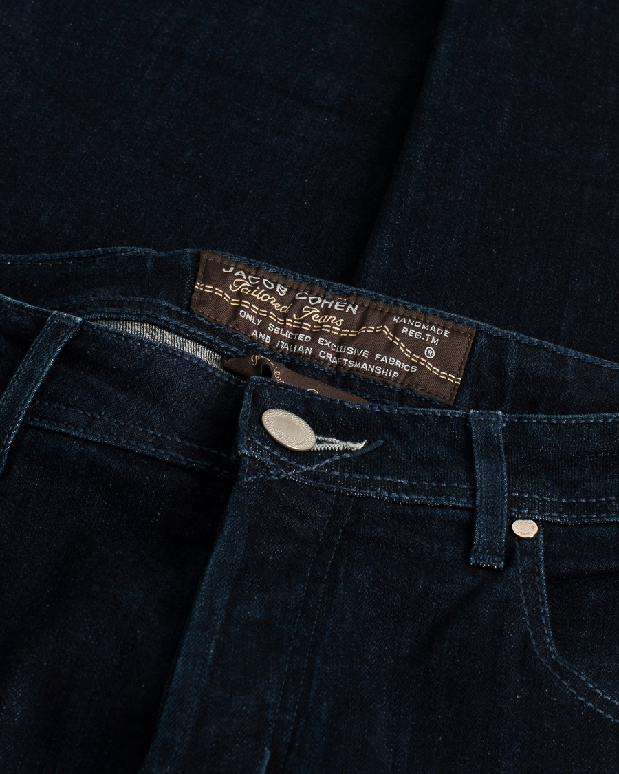 Mies | Jacob Cohën Bard 688 Slim Fit Stretch Jeans Dark Blue W31 | Pre-owned | Jacob Cohën Bard 688 Slim Fit Stretch Jeans Dark Blue W31