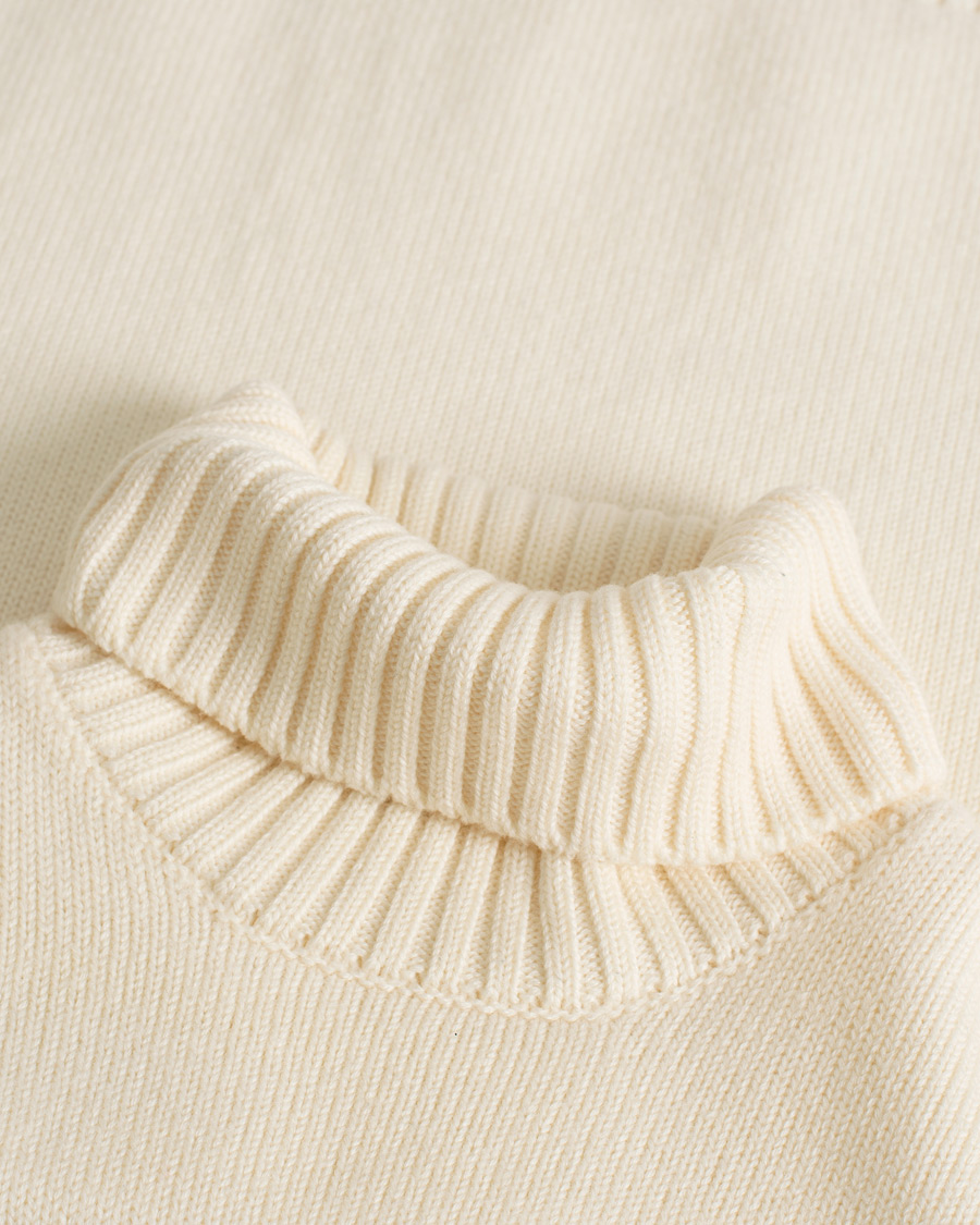 Mies | Zanone Virgin Merino Wool Rollneck Latte | Pre-owned | Zanone Virgin Merino Wool Rollneck Latte