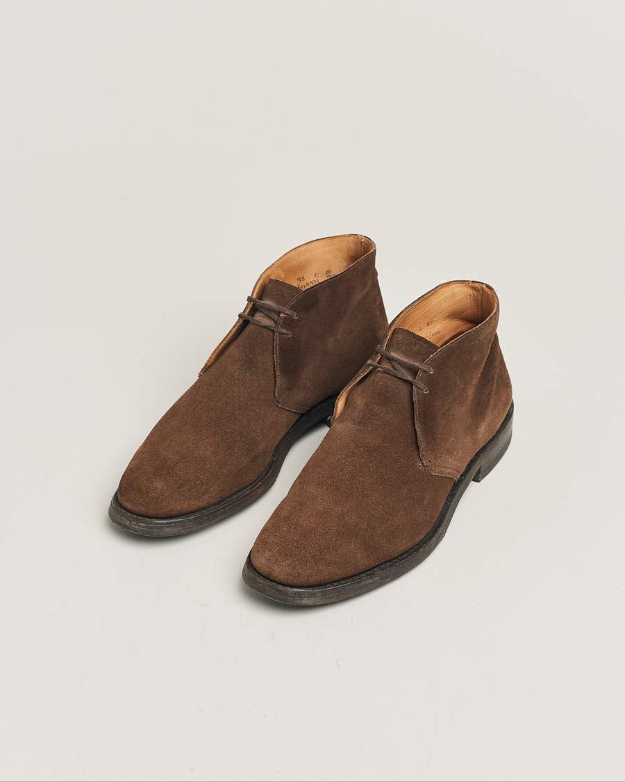 Mies | Nilkkurit | Pre-owned | Church's Ryder Desert Boots Dark Brown Suede
