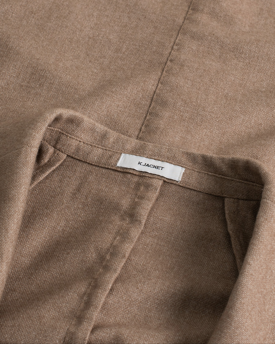 Mies | Pikkutakit | Pre-owned | Boglioli K Jacket Cashmere Flannel Blazer Taupe 48