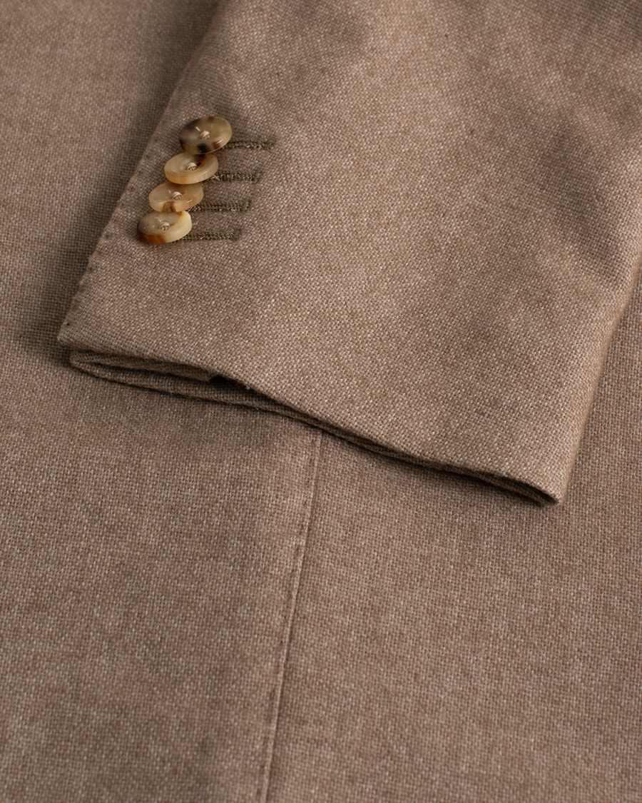 Mies | Pikkutakit | Pre-owned | Boglioli K Jacket Cashmere Flannel Blazer Taupe 48