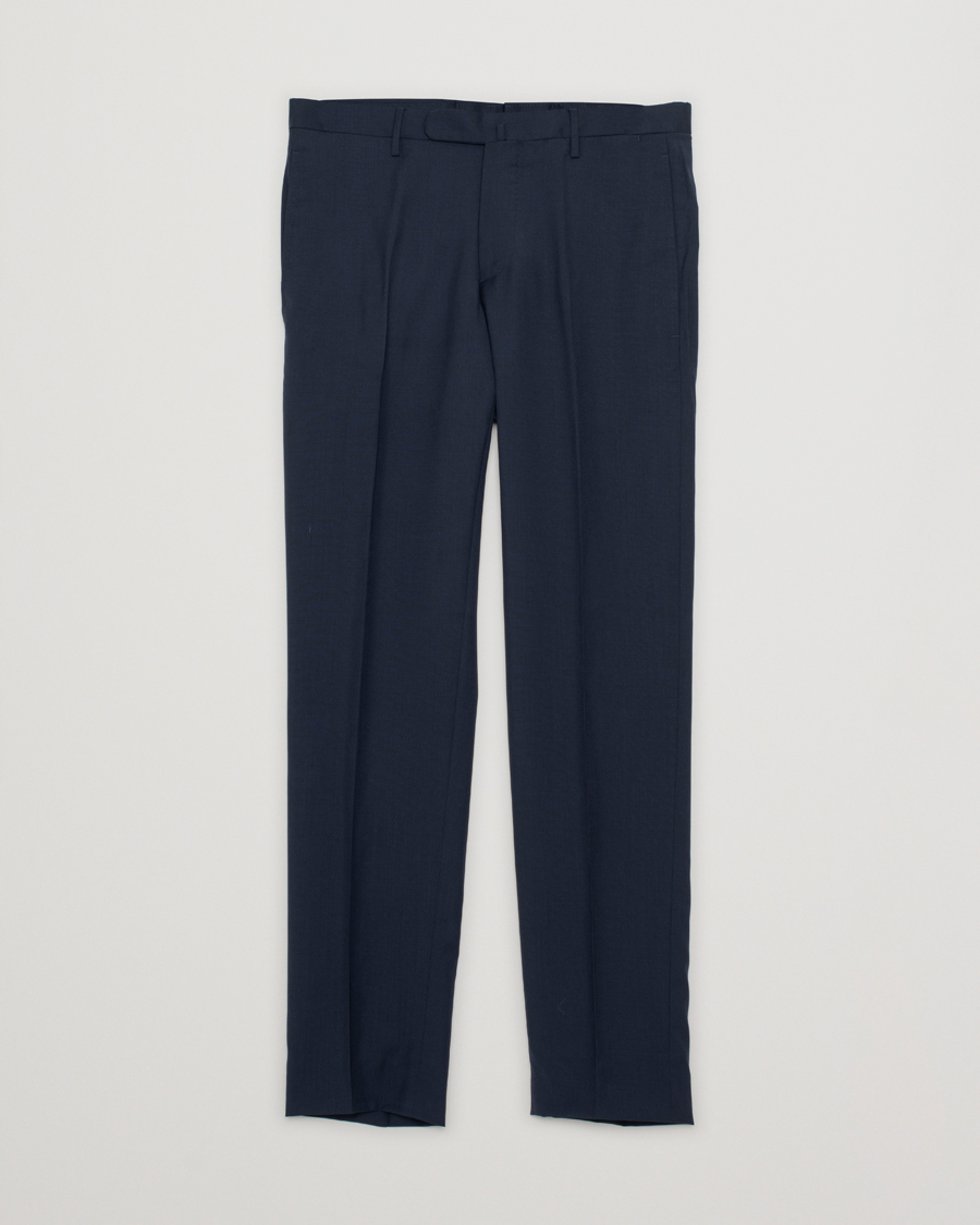 Mies | Housut | Pre-owned | Boglioli Wool Trousers Navy 46