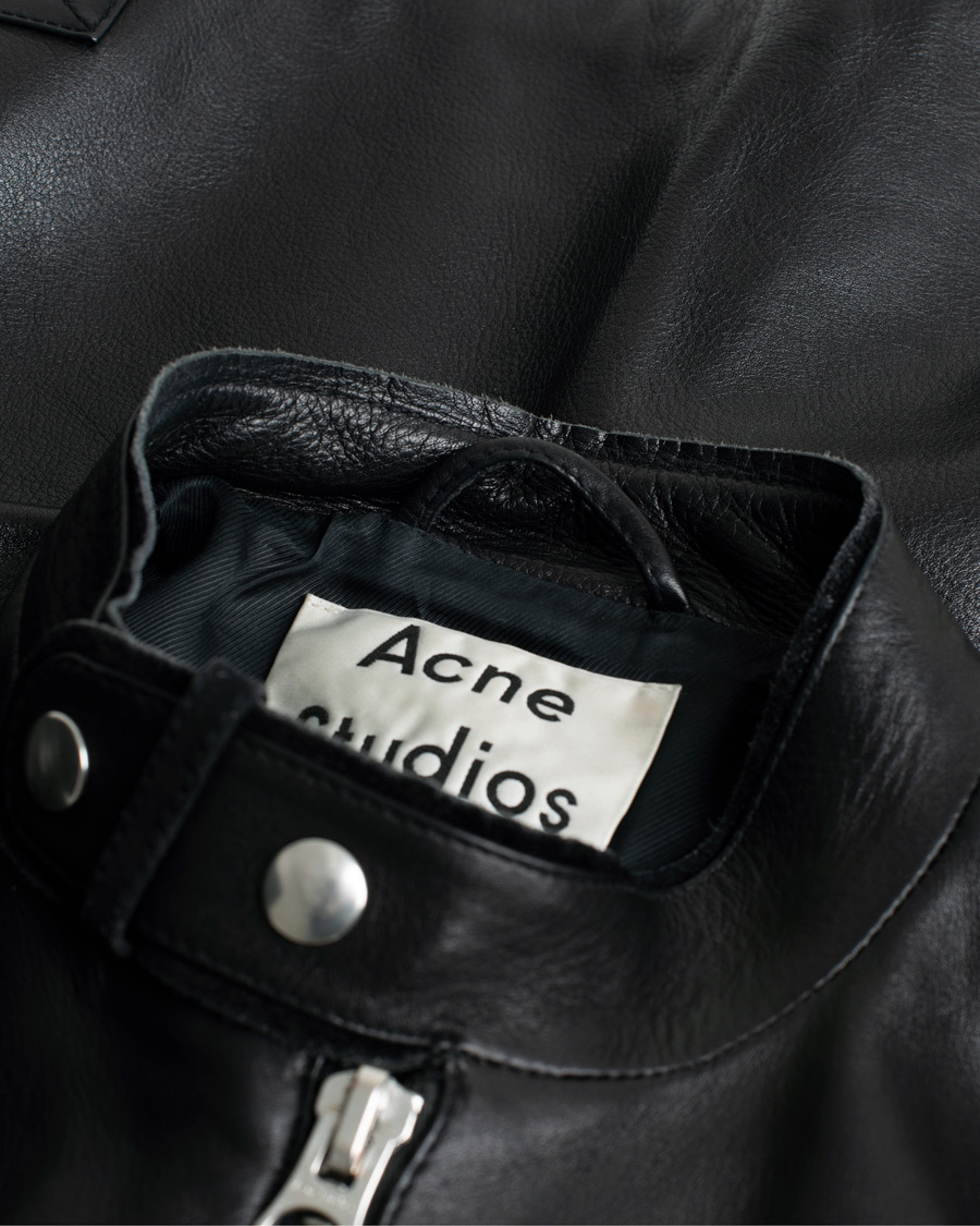 Mies | Takit | Pre-owned | Acne Studios Biker Leather Jacket Black 46