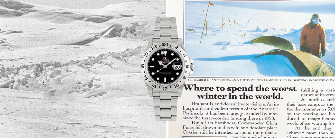 Rolex Explorer II: Itsestään selvä valinta Antarktikselle